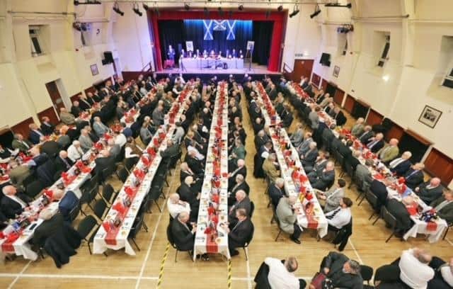 The annual Cupar Burns Club event took place recently.