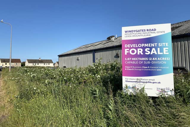 The proposed Mountfleurie Business Park in Leven where a number of business units will be developed for lease or sale (Pic: Fife Council)