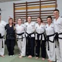 Cynthia Rothrock with ICON students in Glenrothes