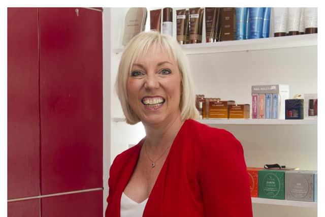 Christine Cunningham-Smith owns Bliss Beauty in Kirkcaldy. Pic: George McLuskie.
