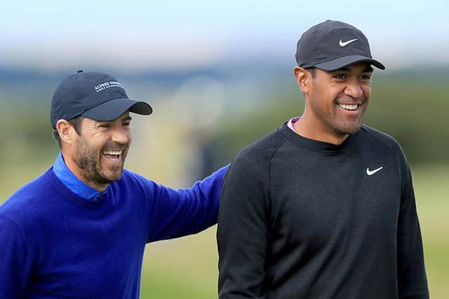 Tony Finau of the United States and footballer Jamie Redknapp will be part of this year's event. Photo by David Cannon/Getty Images