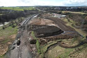 Work is underway at Cameron Bridge as part of the Levenmouth Rail Link