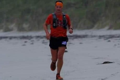 Stephen Dickson was the fastest Fife and Wizards Tiree ultra runner