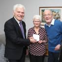 The couple were presented with gift vouchers after celebrating 60 years of marriage