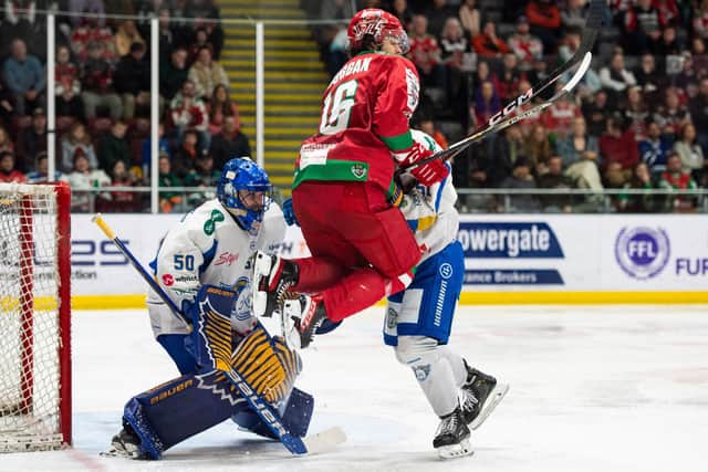 Shane Owen, who has won this year's Mirror of Merit Award, in action against Cardiff (Pic: James Assinder)