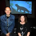 Mandy Hunter & Paul McCabe at the Kings Live Lounge ahead of the first screening of The Jungle Book this weekend.  (Pic: Fife Photo Agency)