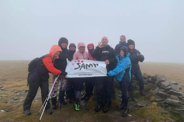 The group faced some challenging conditions as they took on the Munro challenge