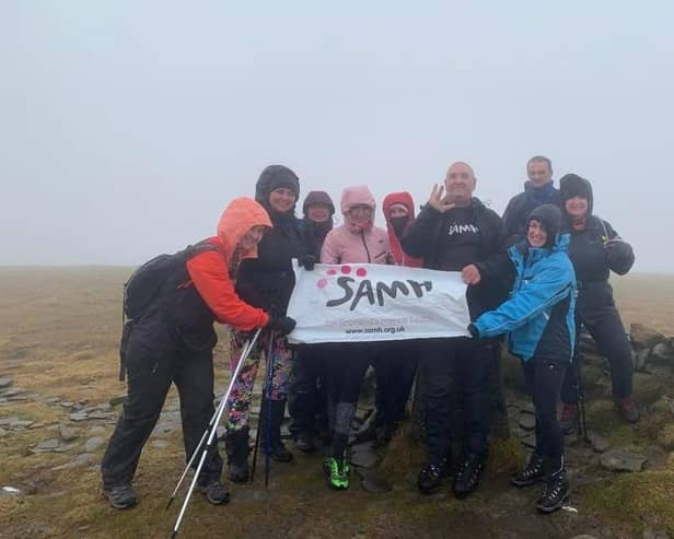 The group faced some challenging conditions as they took on the Munro challenge