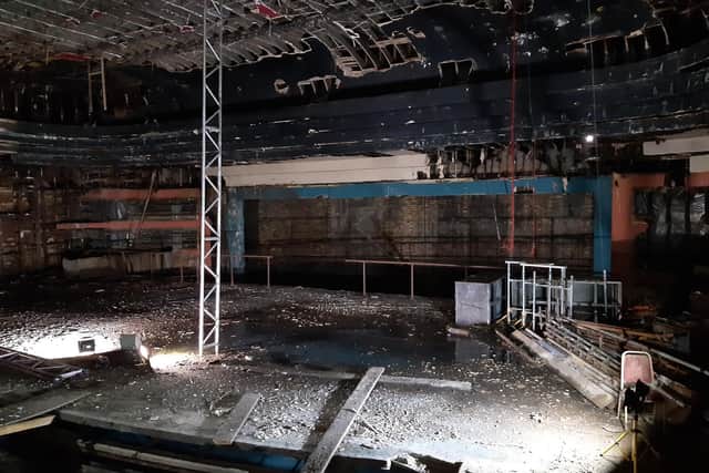 Inside the former ABC Cinema in Kirkcaldy, which closed in 2000 and has suffered significant decay. This is how the old Cinema 1 looks like today (Pic: Fife Free Press)