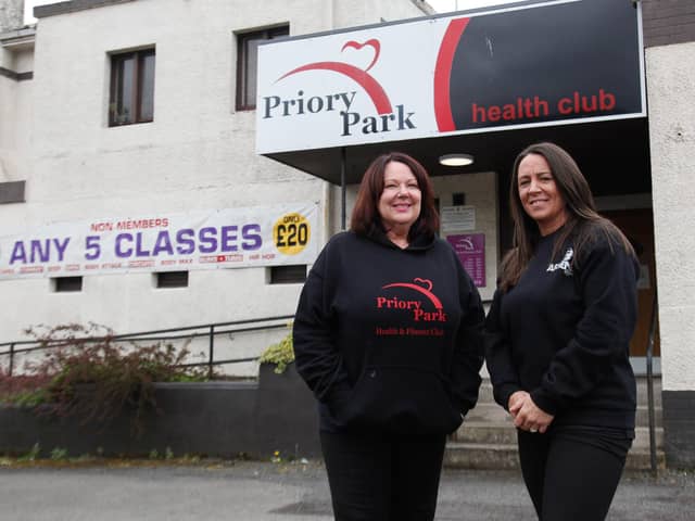Margaret McLean (pictured left) of Priory Park Health Club and Sally Dewar of Arena Gym. Pic: Scott Louden.