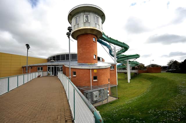 Local councillors have expressed frustration and disappointment at the delay in re-opening the Beacon Leisure Centre, Burntisland. Pic: Fife Photo Agency.