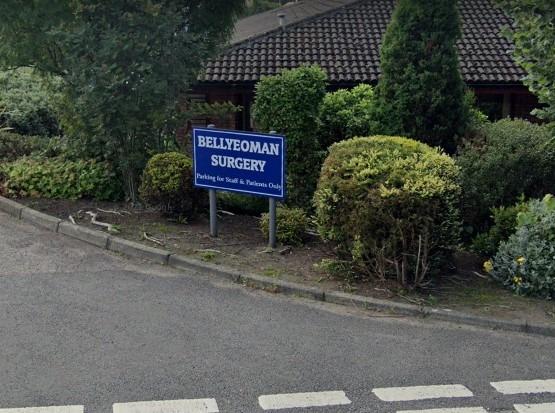 There are 1342 patients per GP at Bellyeoman Surgery,  Dunfermline.
In total there are 10,732  patients and eight  GPs.