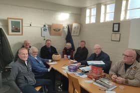 Keith Watson, customer pioneer at the Co-op, met with members of Kirkcaldy and District Men's Shed on Friday to outline how they can help