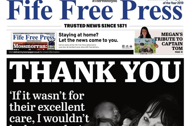 Fife Free Press front poage