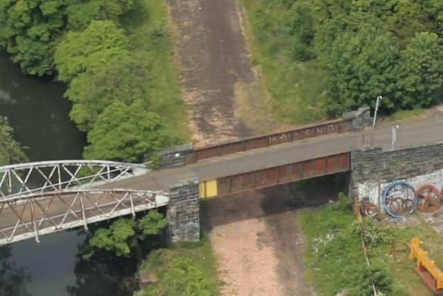 The overbridge which Network Rail wants to work on