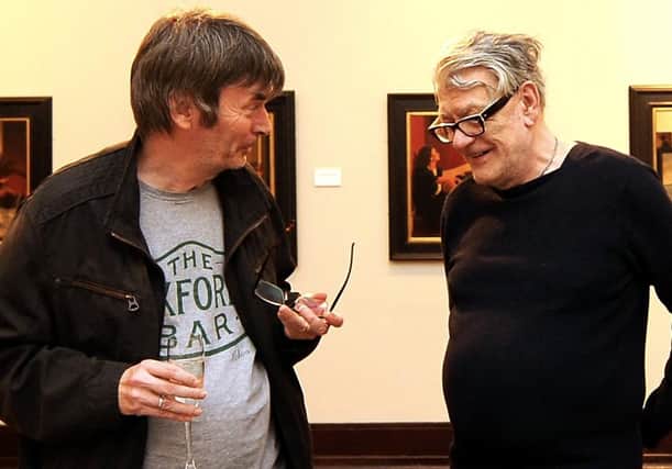 Old pals Jack Vettriano and Ian Rankin will be in conversation at St Bryce Kirk, Kirkcaldy next month.