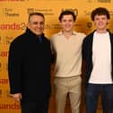 Joe Russo, Tom Holland, Harry Holland, and Anthony Russo attends the Opening Night of the Sands: International Film Festival of St Andrews (Pic Euan Cherry/Getty Images for University of St Andrews)