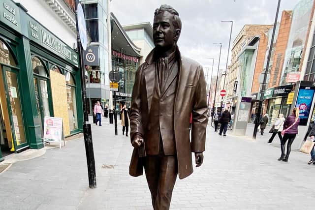 The statue of Brian Epstein