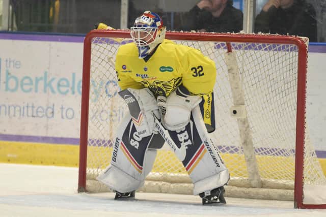 Blake Pietila on his debut for Fife Flyers | Pic Al Goold