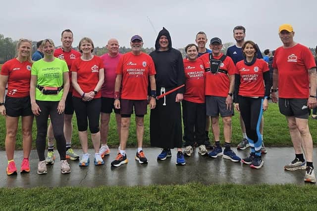 Kirkcaldy Wizards travelling to Holyrood Parkrun for a Wizards Parkrun tour