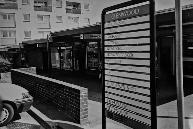 A butcher, chemist, newsagent, grocer and a health suite - just some of the traders who used to be in the Glenwood Centre, according to this direction board