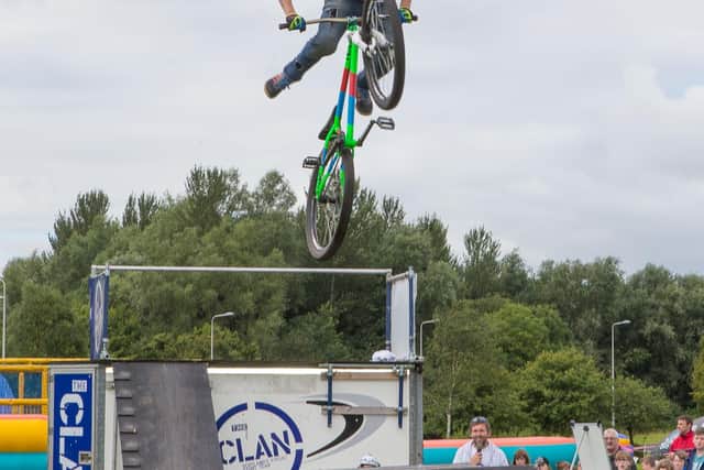 The Clan cycle stunt team will be putting on displays throughout the day.