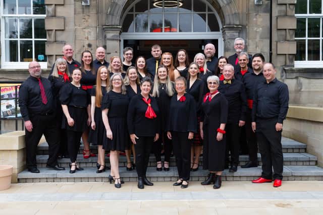 Kirkcaldy Amateur Operatic Society (KAOS) outside the Adam Smith Theatre (Pic: Submitted)