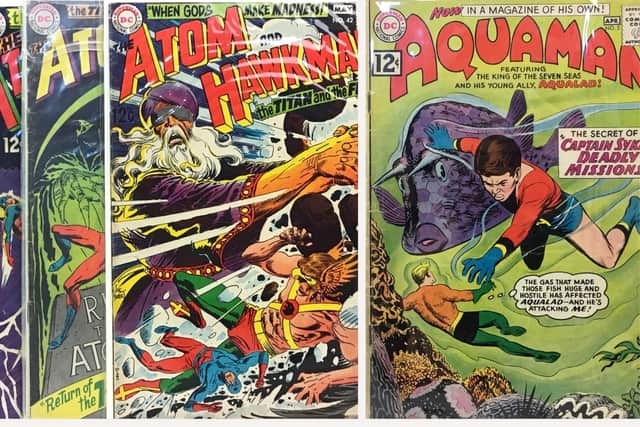 some of the comics in the collection going under the hammer (Pic: Submitted)