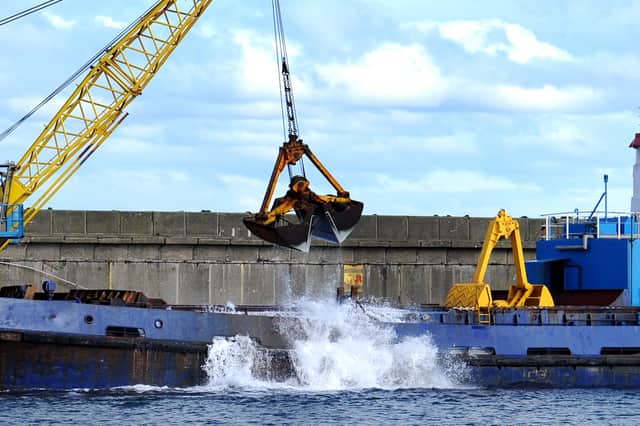 Dredging at Kirkcaldy Harbour (Pic: Fife Photo Agency)