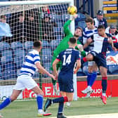 There was frustration and disappointment for Raith Rovers against Morton on Saturday at Stark's Park as the ball refused to go in the Greenock net for them, despite several good chances (picture by Fife Photo Agency).