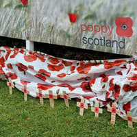 In Pictures: first crosses laid at Fife’s first ever Garden of Remembrance