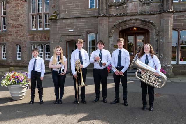 Members of Dysart Colliery Band who attended the summer school last week.