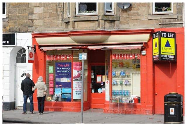 Burntisland Post Office is housed within Murdoch's retail store in the High Street. It is due to close following the resignation of the operator. Pic: George McLuskie Photography.