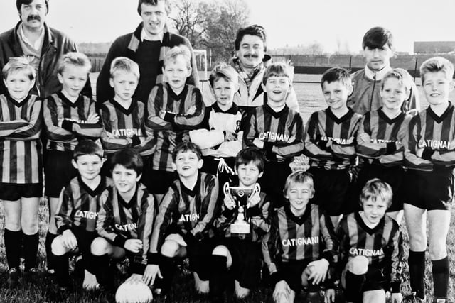 Meet the team from St Paul’s FC pictured in Glenrothes in 1988. Picture by Bill Dickman, chief photographer, Fife Free Press Group