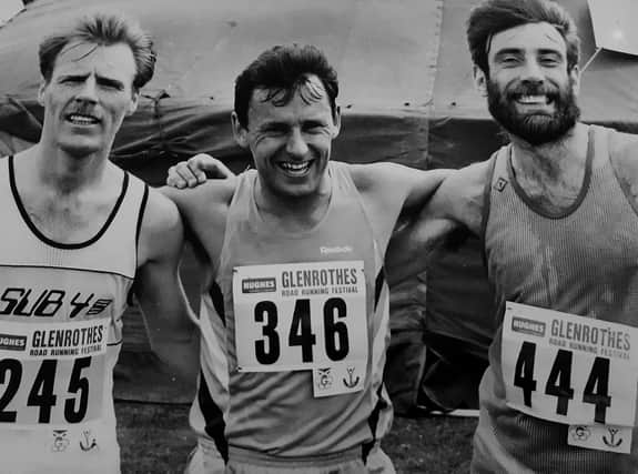Rewind to 1991 and the top three runners - Frank Harper (third), Alan Robson (first) and Tom  Thomson (second)