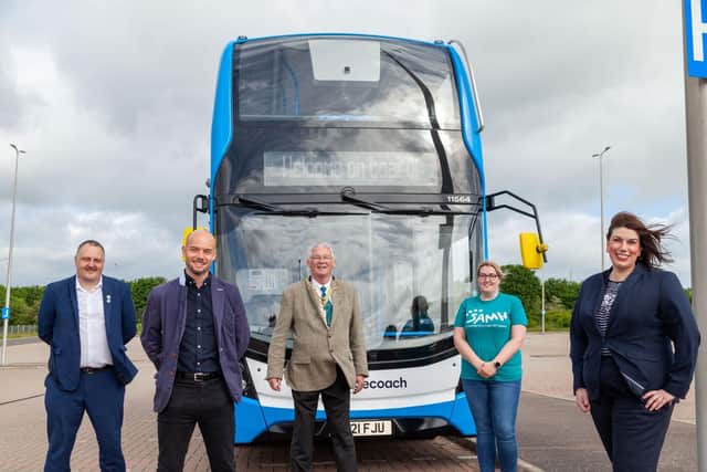 The Scottish Association for Mental Health (SAMH) took to Fife streets recently, with Sam's Wellbeing on Wheels making stops across the Kingdom to encourage people struggling with their mental health to talk.