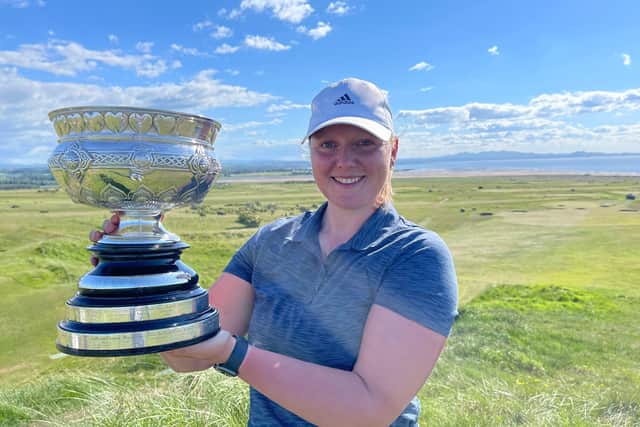 Chloe Goadby, from St Andrews, scored a deserved success at Gullane over the weekend. Picture courtesy of Scottish Golf
