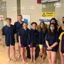 The Cupar and District swimmers at the meet