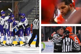 Action from Sheffield Steelers games against Glasgow Clan and Belfast Giants (Pics; Dean Woolley)