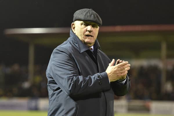 East Fife boss Dick Campbell was left frustrated by his side's first-half performance against Forfar Athletic (Photo: Dave Johnston)