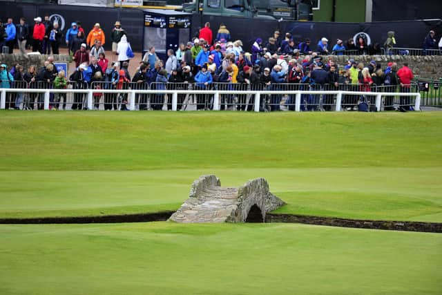 The world famous  Swilcan Bridge at St Andrews (Pic: Michael Gillen)
