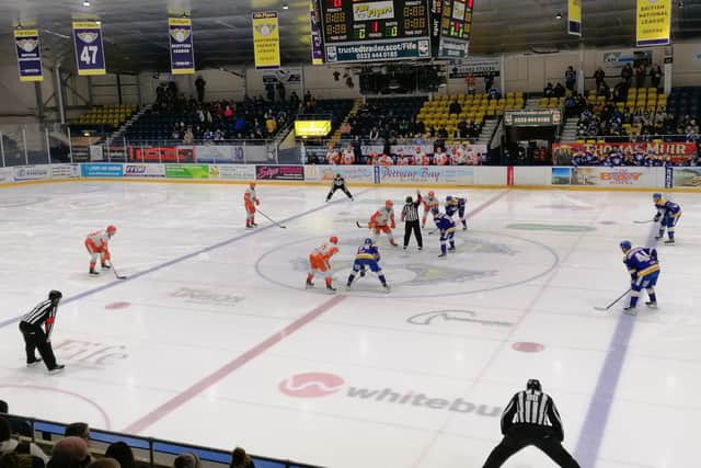 Face off at Fife Flyers v Sheffield Steelers