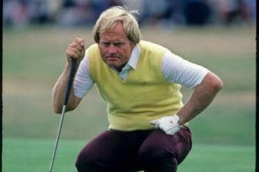 Jack Nicklaus at The Open in St Andrews in 1984
