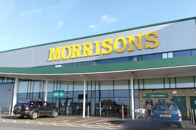 The offences took place at Morrisons on the Esplanade, Kirkcaldy.