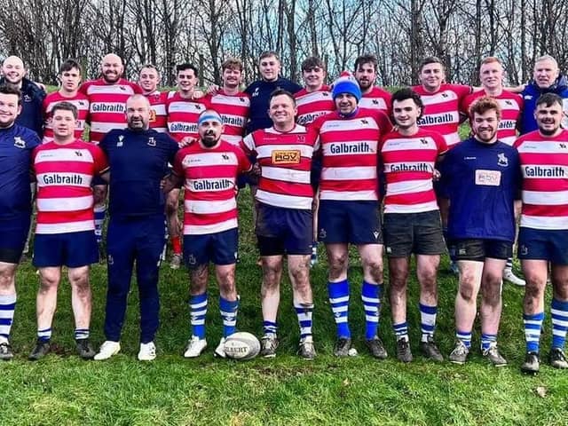 Howe Crusaders pictured after their 24-10 victory at Crieff and Strathearn the Saturday before (Pic: Innes Petrie)