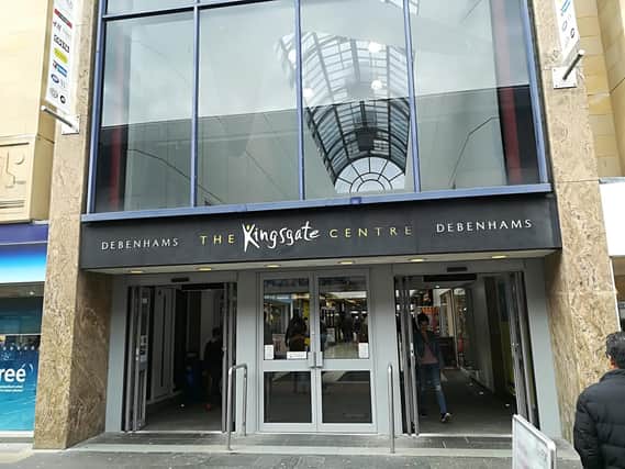 The incident happened at the Kingsgate Centre, Dunfermline.