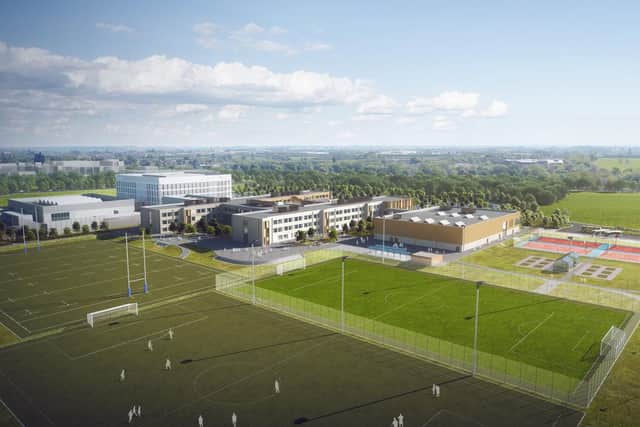 An artist's impression of the new Dunfermline Learning Campus.