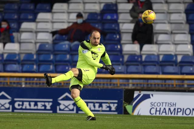 Raith goalkeeper Jamie MacDonald. (Pic: Peter Paul)