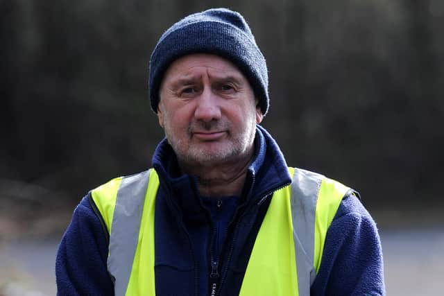 Fife litter picking champion David Spence who has been nominated for an award. Pic: Fife Photo Agency