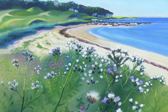 Cambo Sands by East Neuk artist Philippa Mitchell who turned to the Kingdom’s stunning coastline for fresh air and inspiration during lockdown (Pic: Submitted)